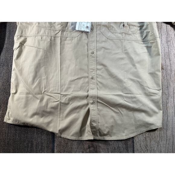 NWT 5.11 Tactical Series Taclite Pro Shirt Men’s 2XL Khaki Long Sleeve Ripstop - Picture 5 of 11